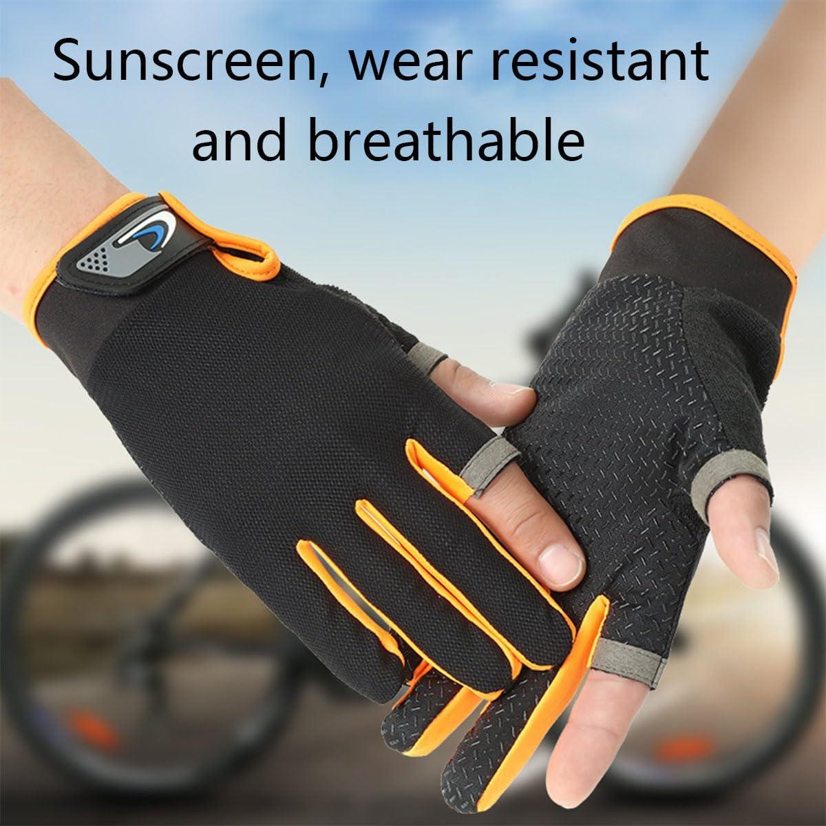 Guantes de Pesca Ievei UPF 50 Unisex Azul Transpirables