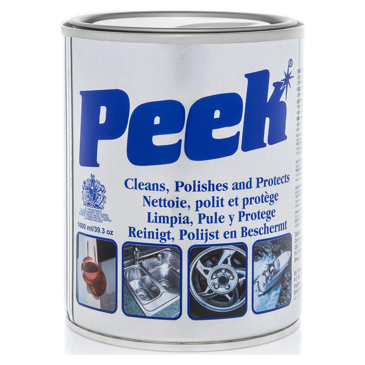 Limpiador de Metales Tri-Peek 1000ml Pulidor Multifuncional