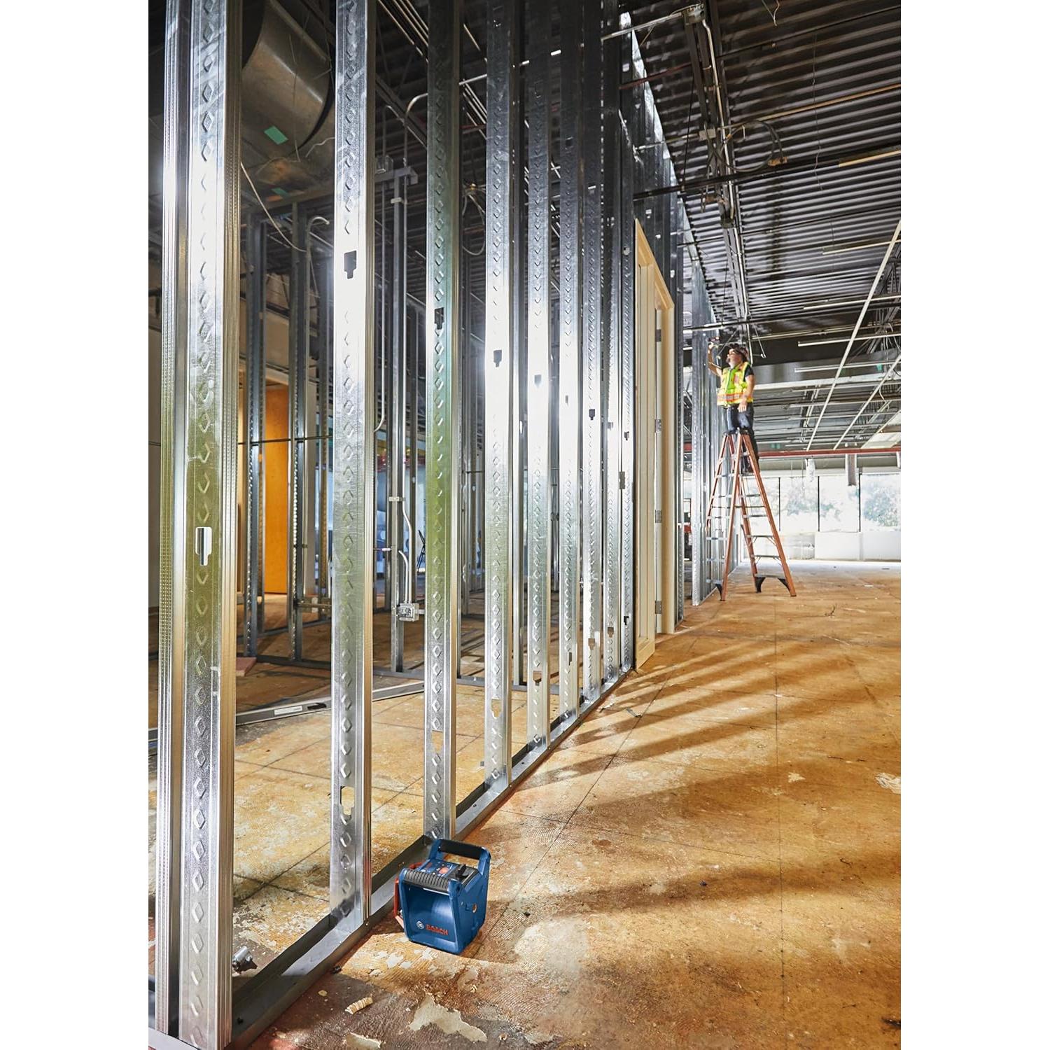 Kit de láser rotativo Bosch GRL2000-40HVK 2000 pies con accesorios