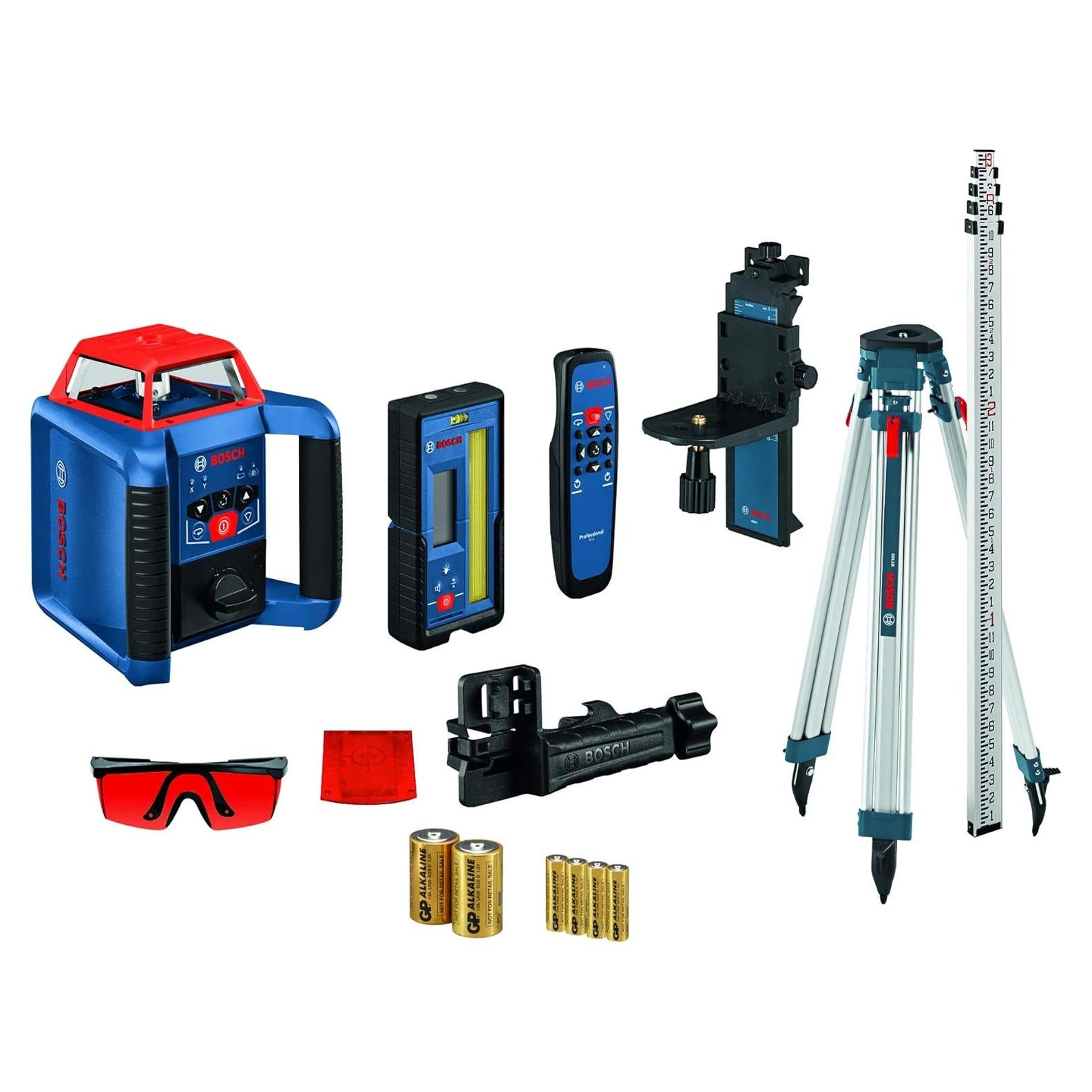 Láser Rotativo Bosch GRL2000-40HVK Kit Completo 609,6 m