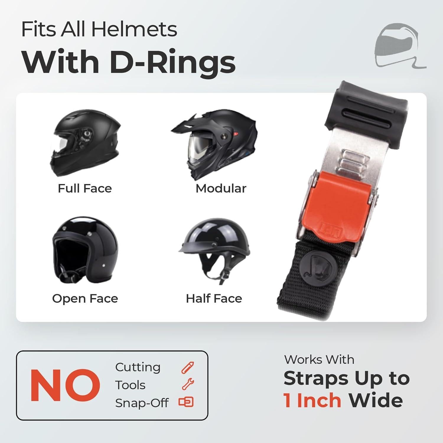 Kit Hebilla Liberación Rápida Casco The Helmet Shop