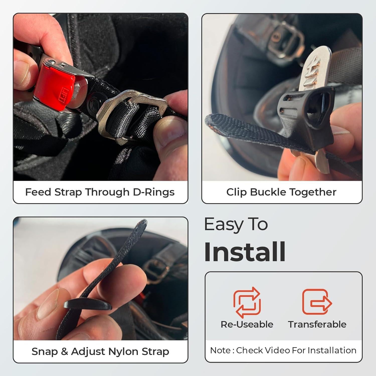 Kit Hebilla Liberación Rápida Casco The Helmet Shop