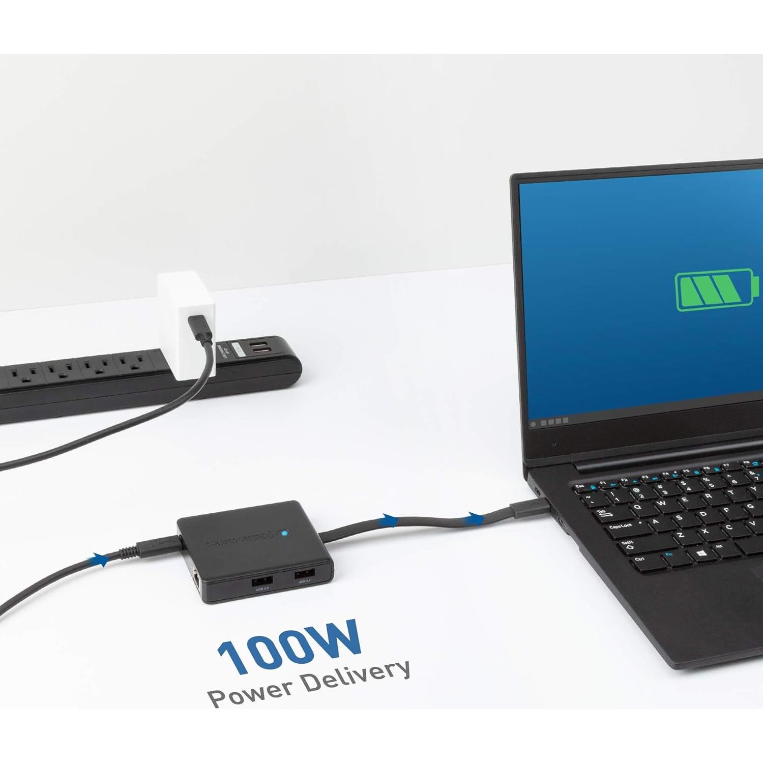 Hub USB-C Doble Monitor 4K 60Hz Cable Matters 201355-BLK