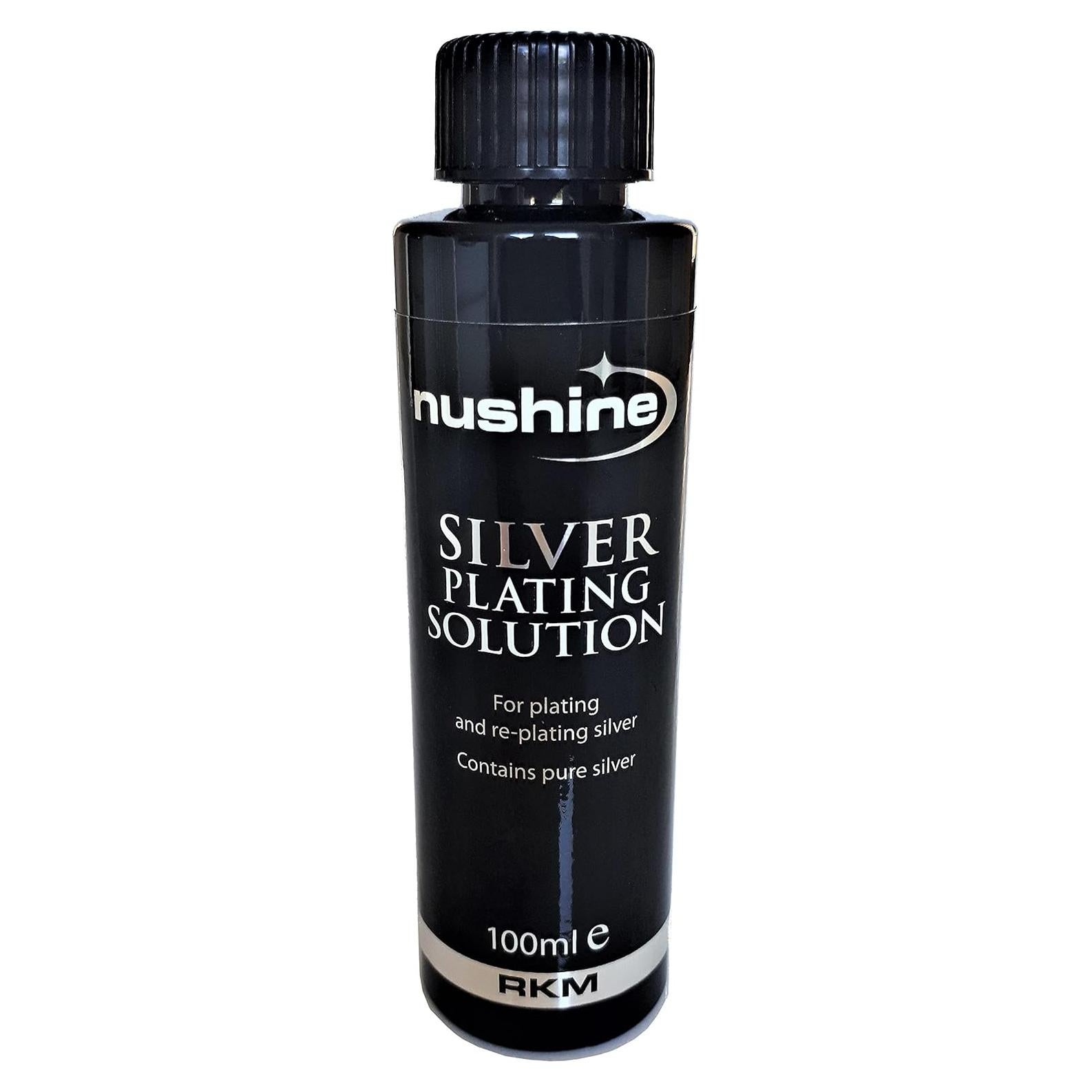 Solución de Platinado Nushine 100 ml - Ecológica para Plata, Latón, Cobre y Bronce