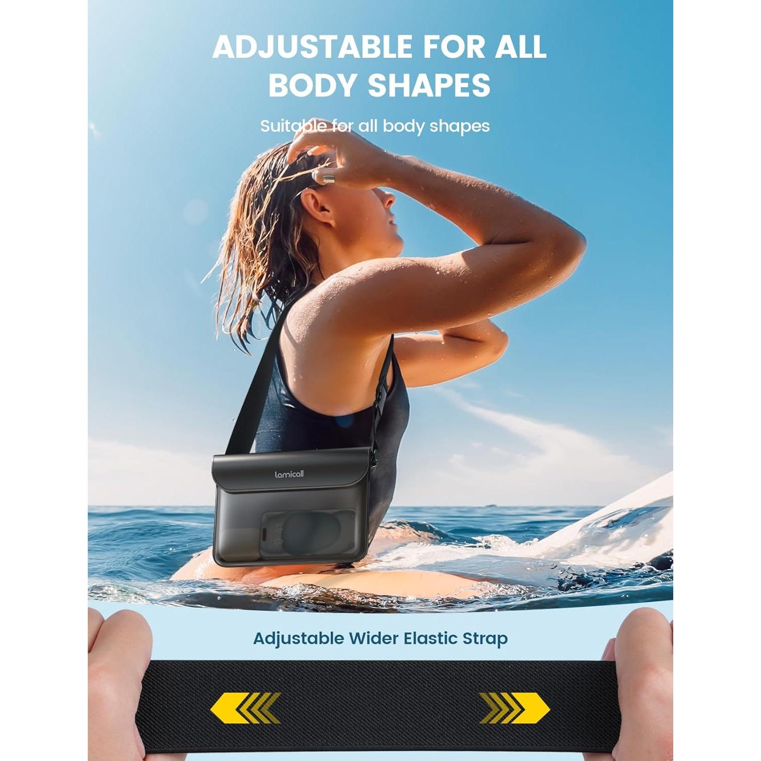 Mochila Impermeable Lamicall 2024 - Bolsa Seco 22cm para iPhone