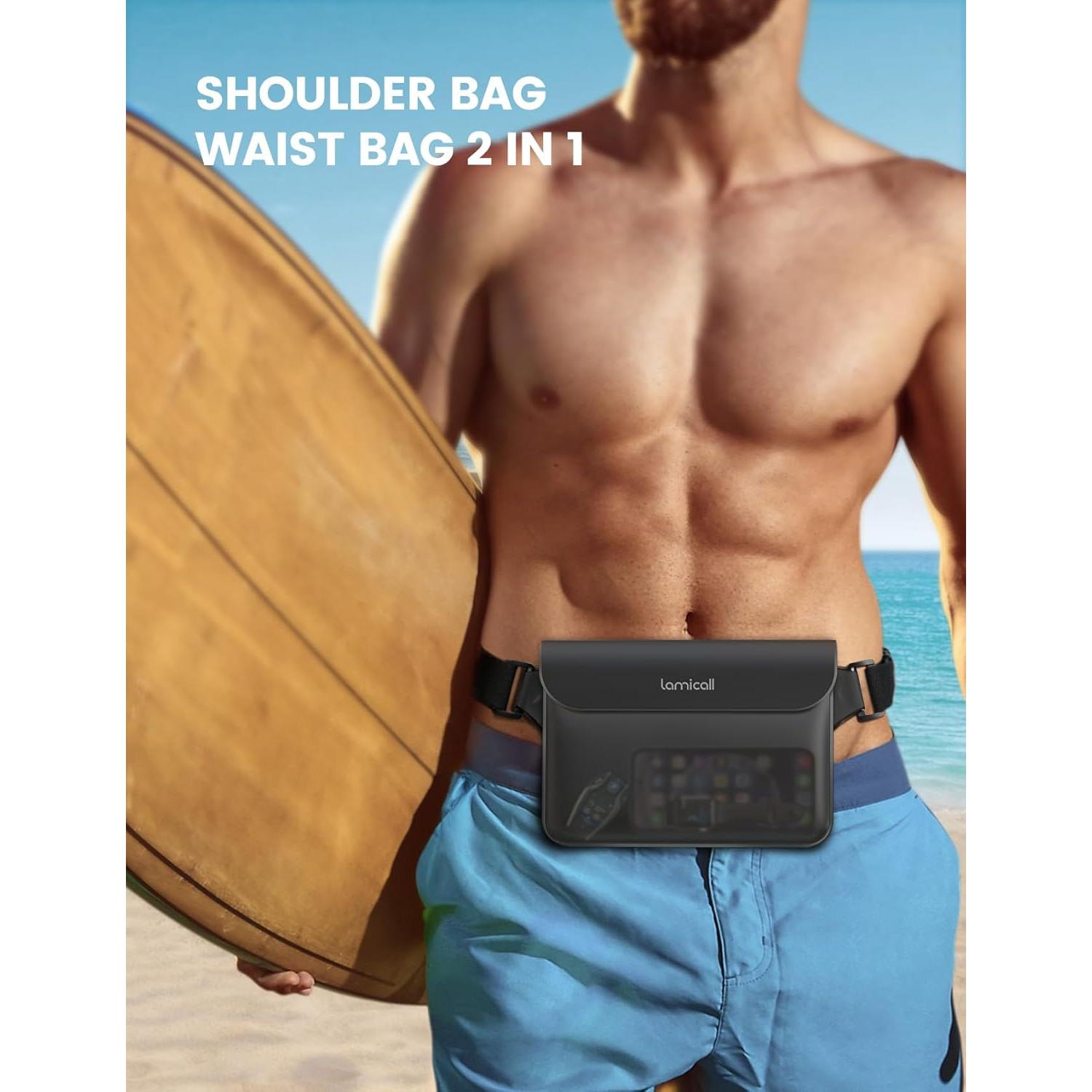 Mochila Impermeable Lamicall 2024 - Bolsa Seco 22cm para iPhone