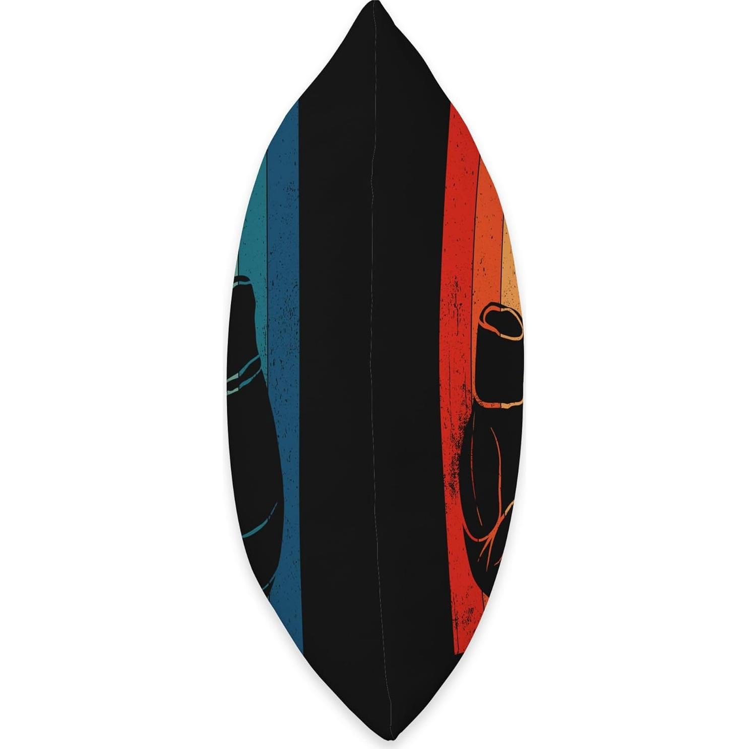 Cojín Retro de Kickboxing 40x40 cm Multicolor Poliester