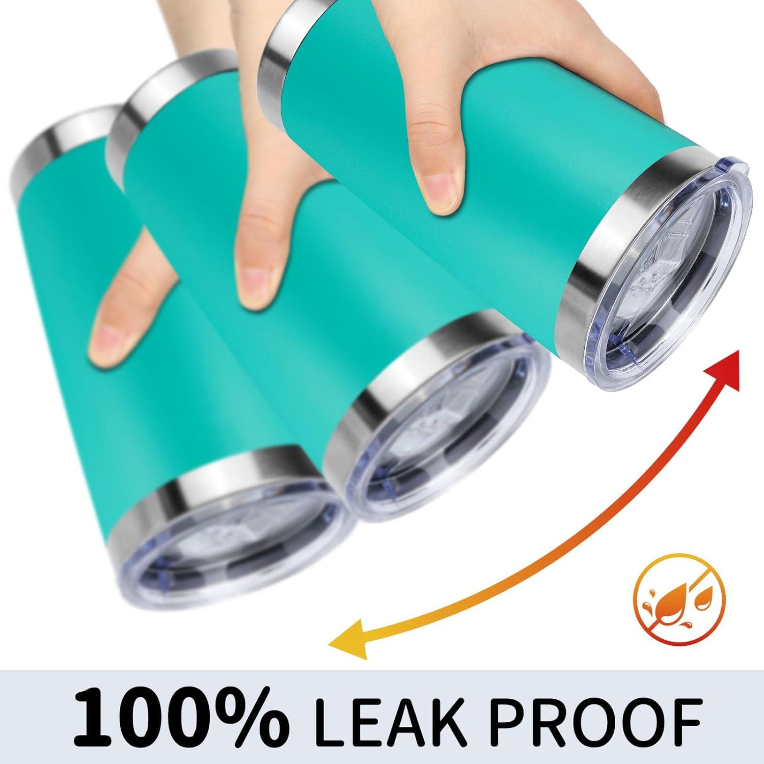 Taza de Acero Inoxidable Zynkify 20oz Verde Claro Doble Pared