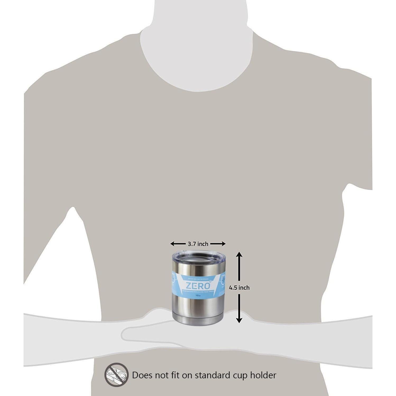 Vaso de Acero Inoxidable Zero Degree 296 ml Doble Pared Aislado