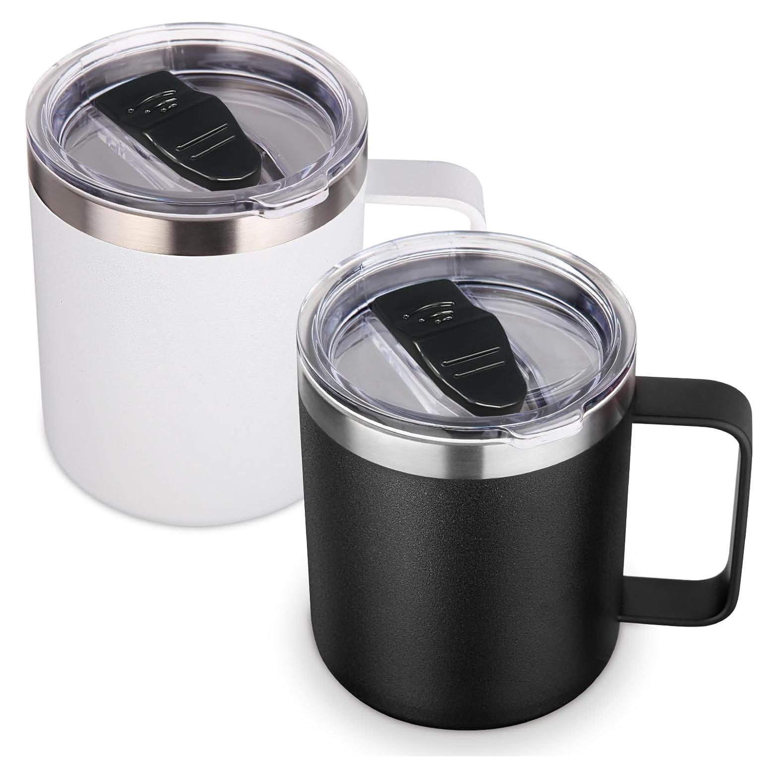 Taza de Café Aislada Volhoply 14oz Doble Pared Paquete de 2