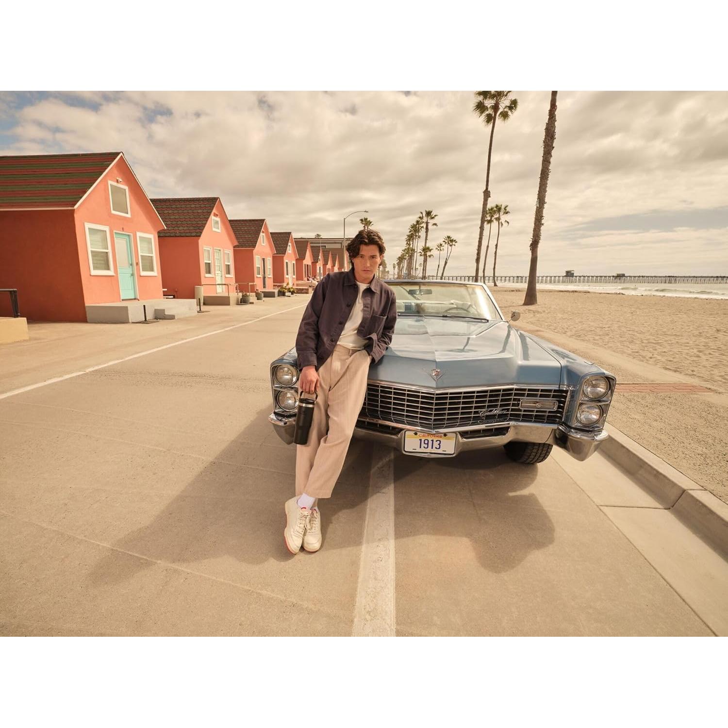 Taza Stanley IceFlow 2.0 30 oz Acero Inoxidable Negro