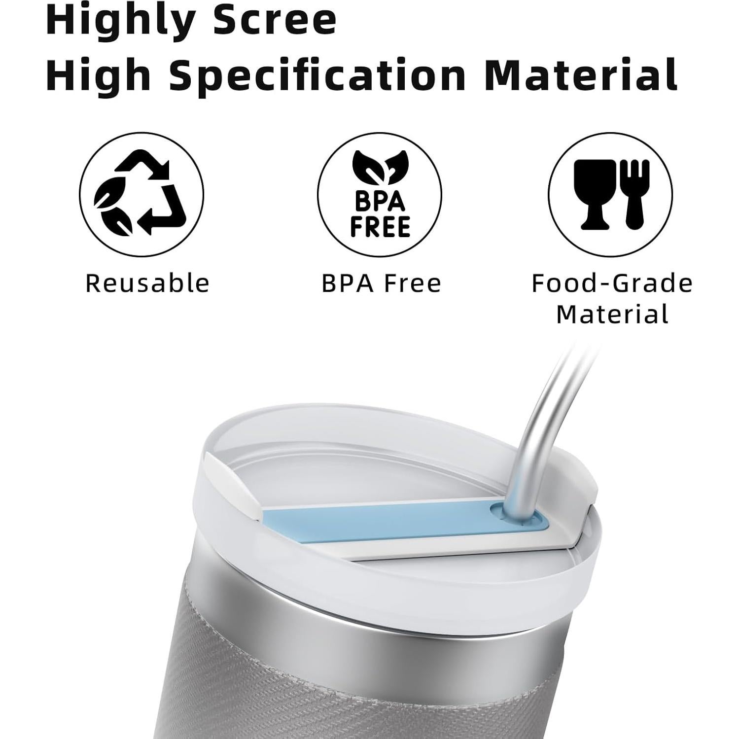 Tapa de Repuesto LUBYBG para Vaso Stanley 40 oz - Antisalpicaduras