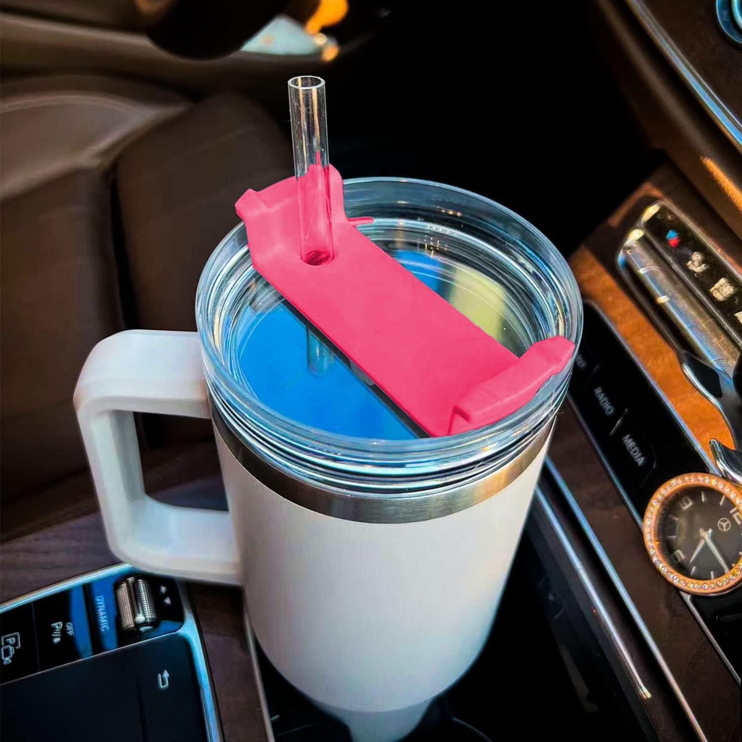 Paquete de 2 tapas CasaVibe 40 oz a prueba de derrames Rosa