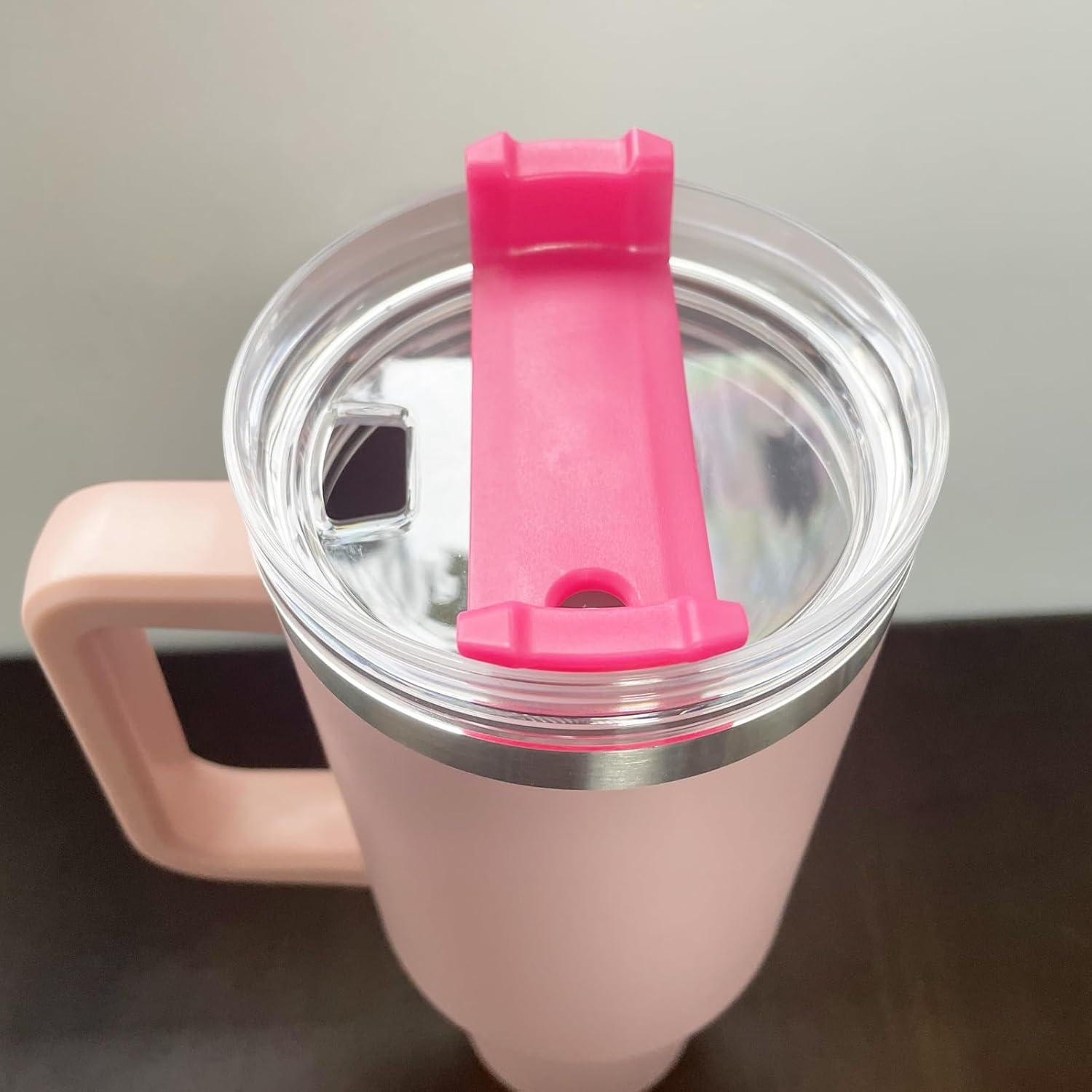 Paquete de 2 tapas CasaVibe 40 oz a prueba de derrames Rosa