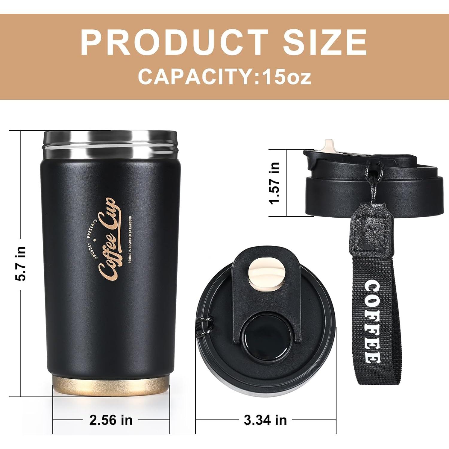 Termo de café de viaje FrutPunch 0.44 L acero inoxidable