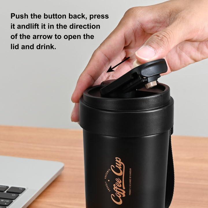 Termo de café de viaje FrutPunch 0.44 L acero inoxidable