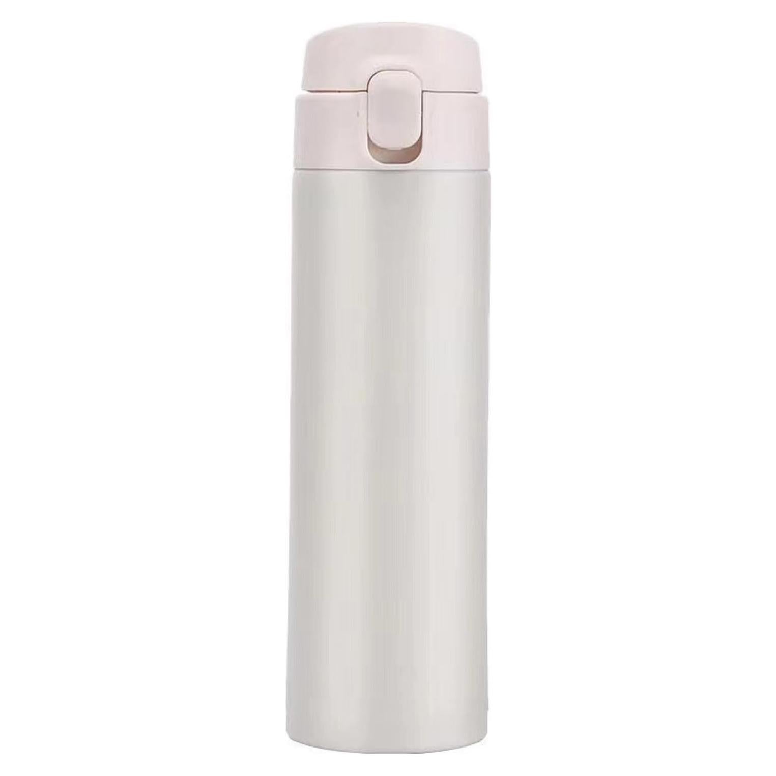 Botella Térmica Aislada Hroruforg 450ml Acero Inoxidable Blanco