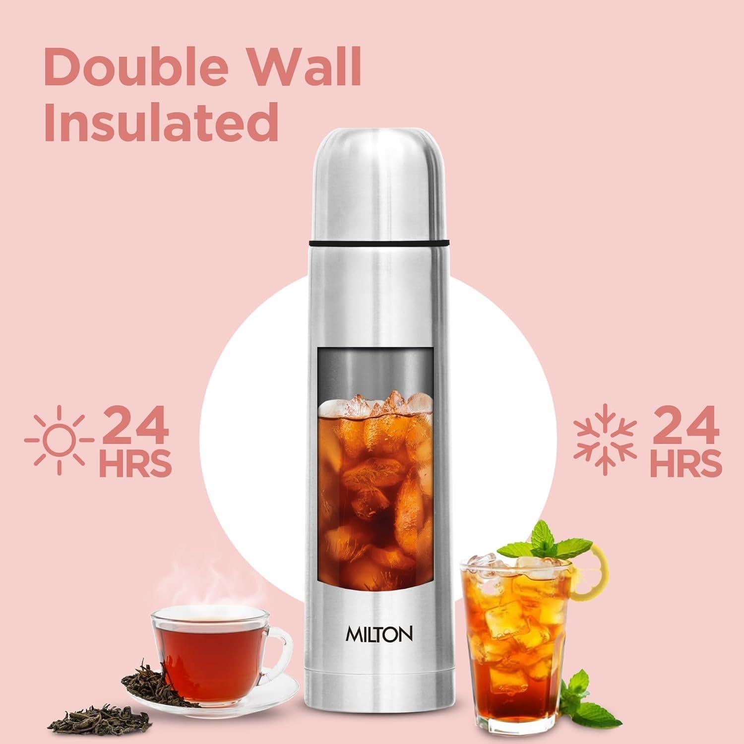 Termo Milton Flask 1000ml Acero Inoxidable Doble Pared