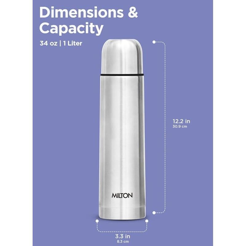 Termo Milton Flask 1000ml Acero Inoxidable Doble Pared