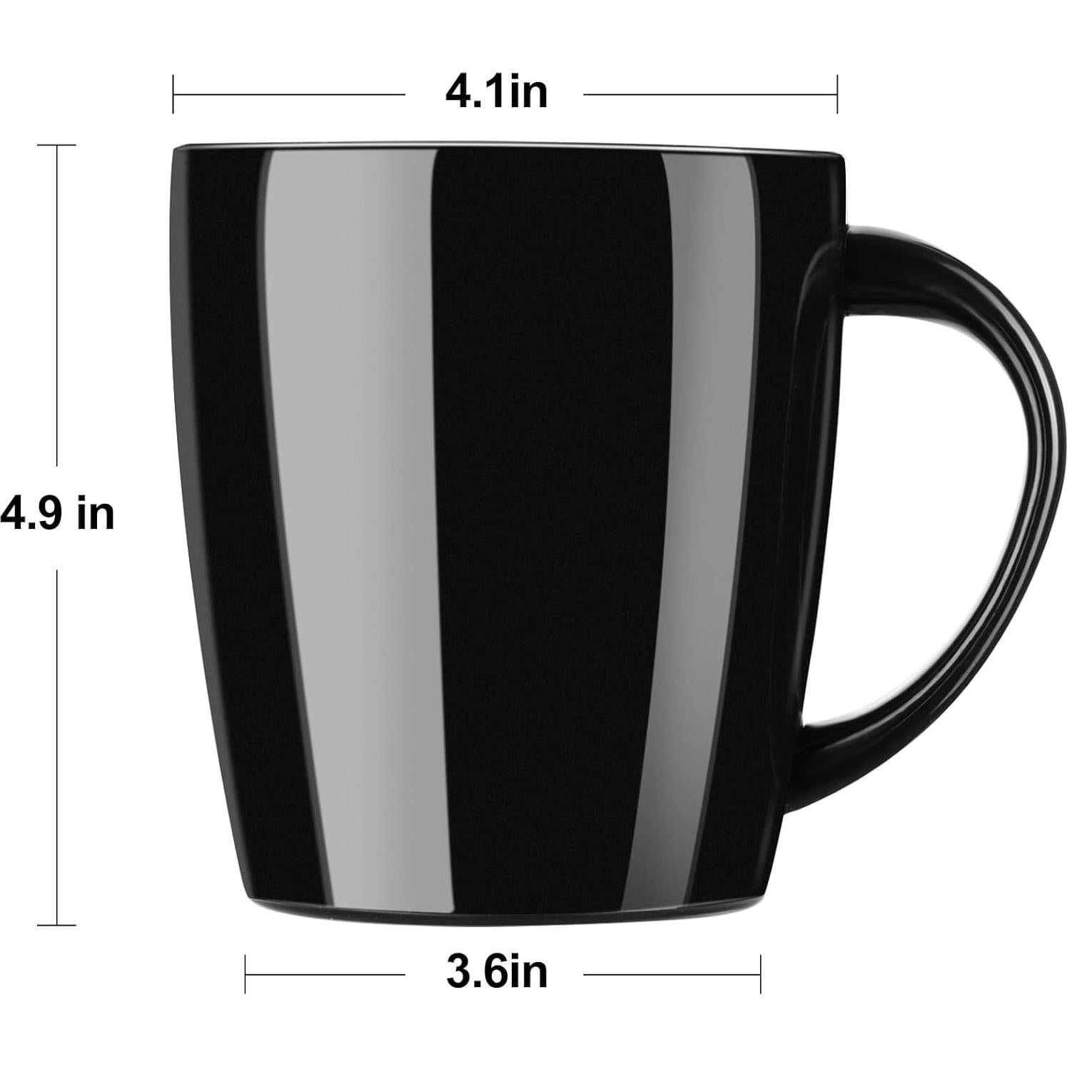 Taza de Café Aislada PARACITY 12 oz Acero Inoxidable Negro