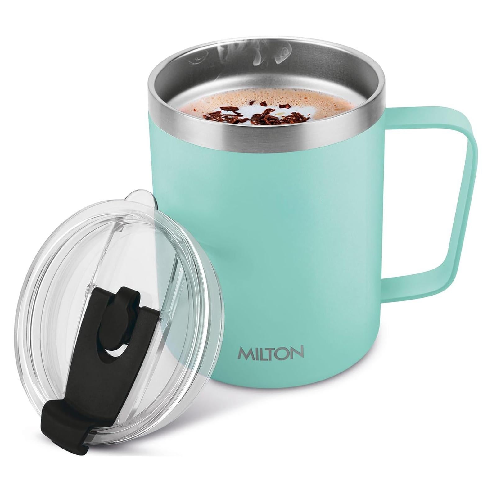 Taza de Café de Viaje MILTON 414 ml Doble Pared Acero Inoxidable