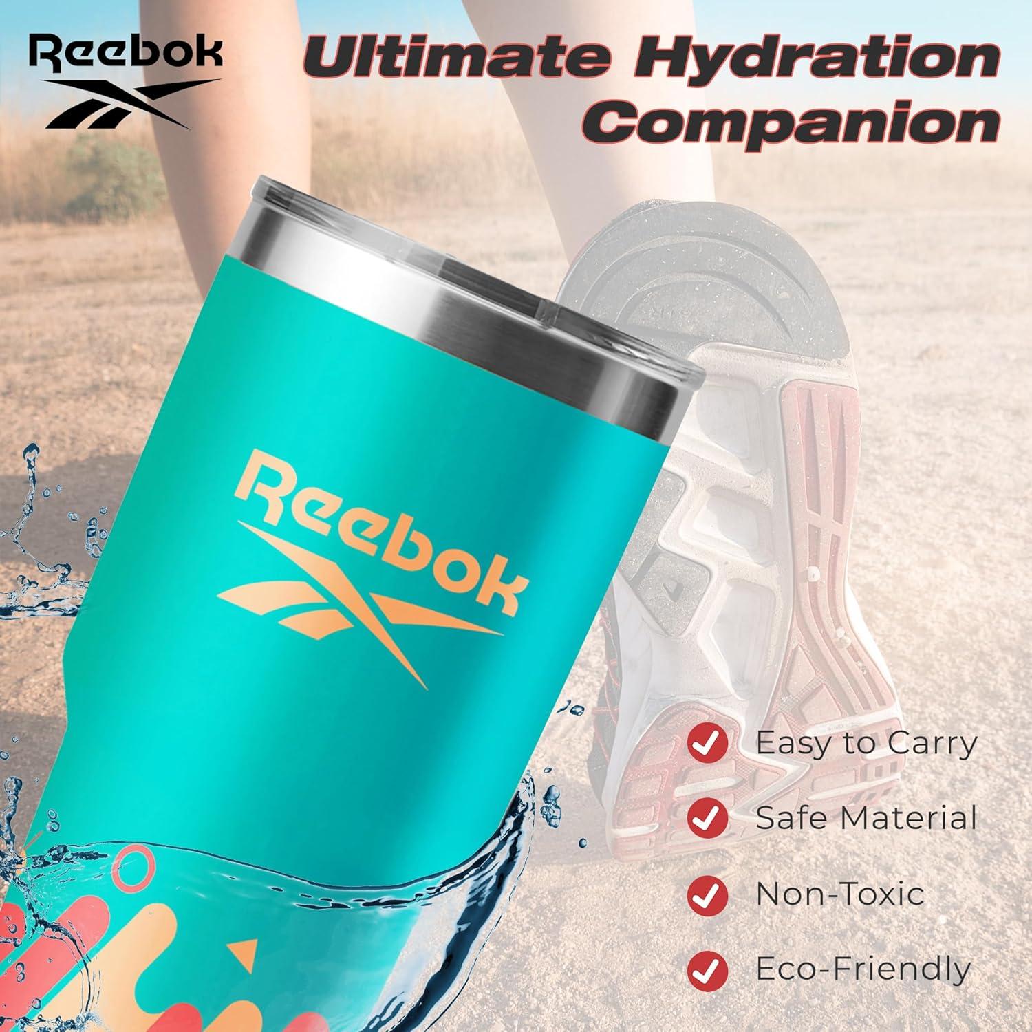 Taza Acero Inoxidable Reebok 1.18 L Aislada Doble Pared Verde