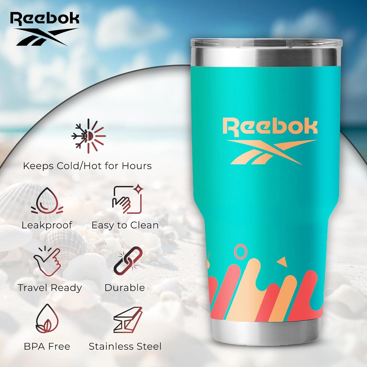 Taza Acero Inoxidable Reebok 1.18 L Aislada Doble Pared Verde