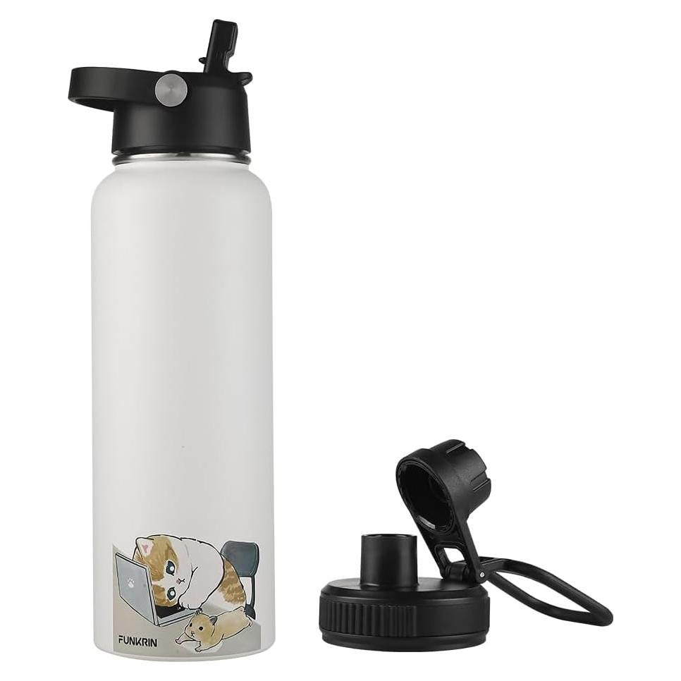 Botella de Agua Aislada Funkrin 40oz Acero Inoxidable Doble Pared