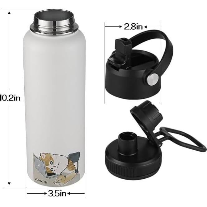 Botella de Agua Aislada Funkrin 40oz Acero Inoxidable Doble Pared