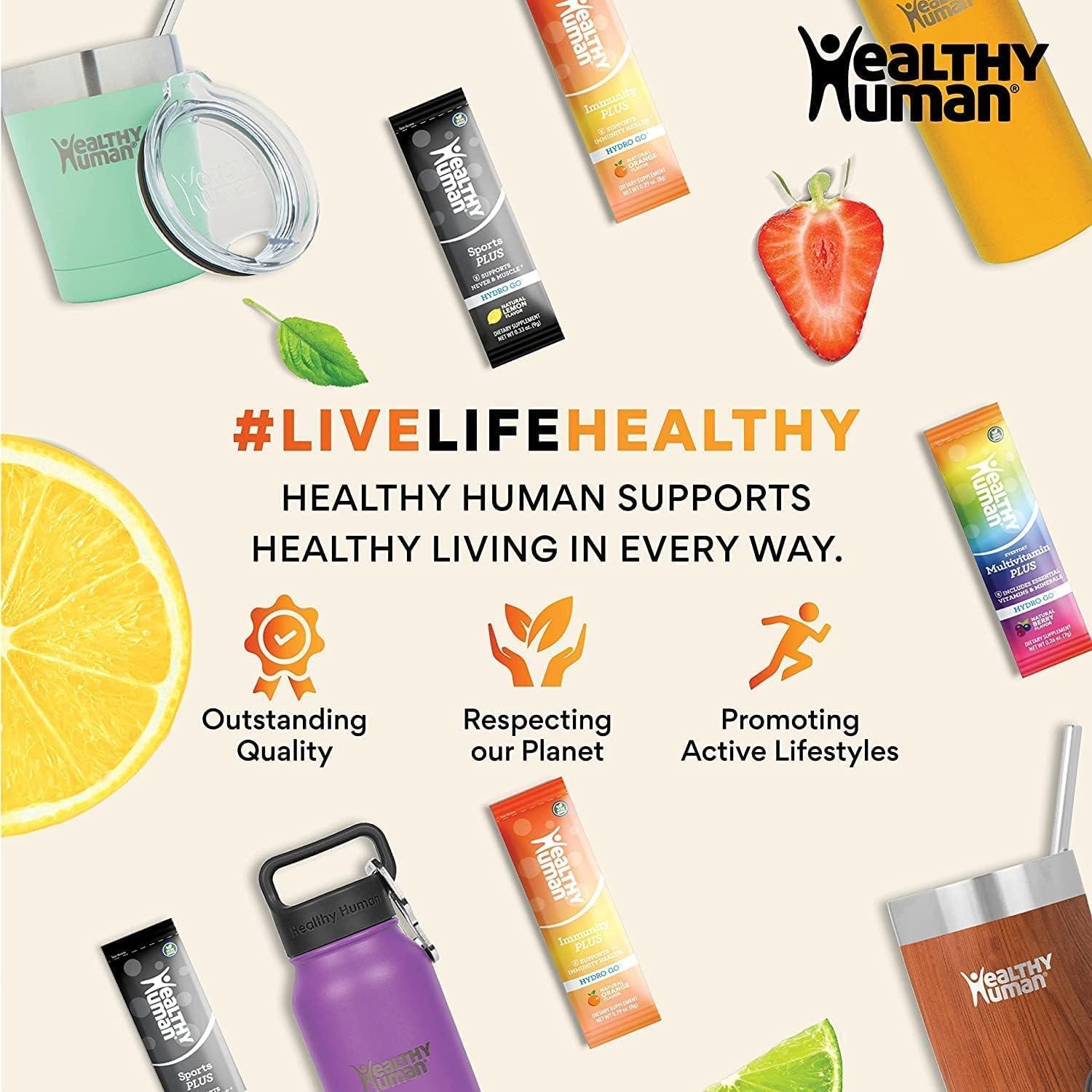 Vaso Aislado de Acero Inoxidable Healthy Human 355ml Glaciar