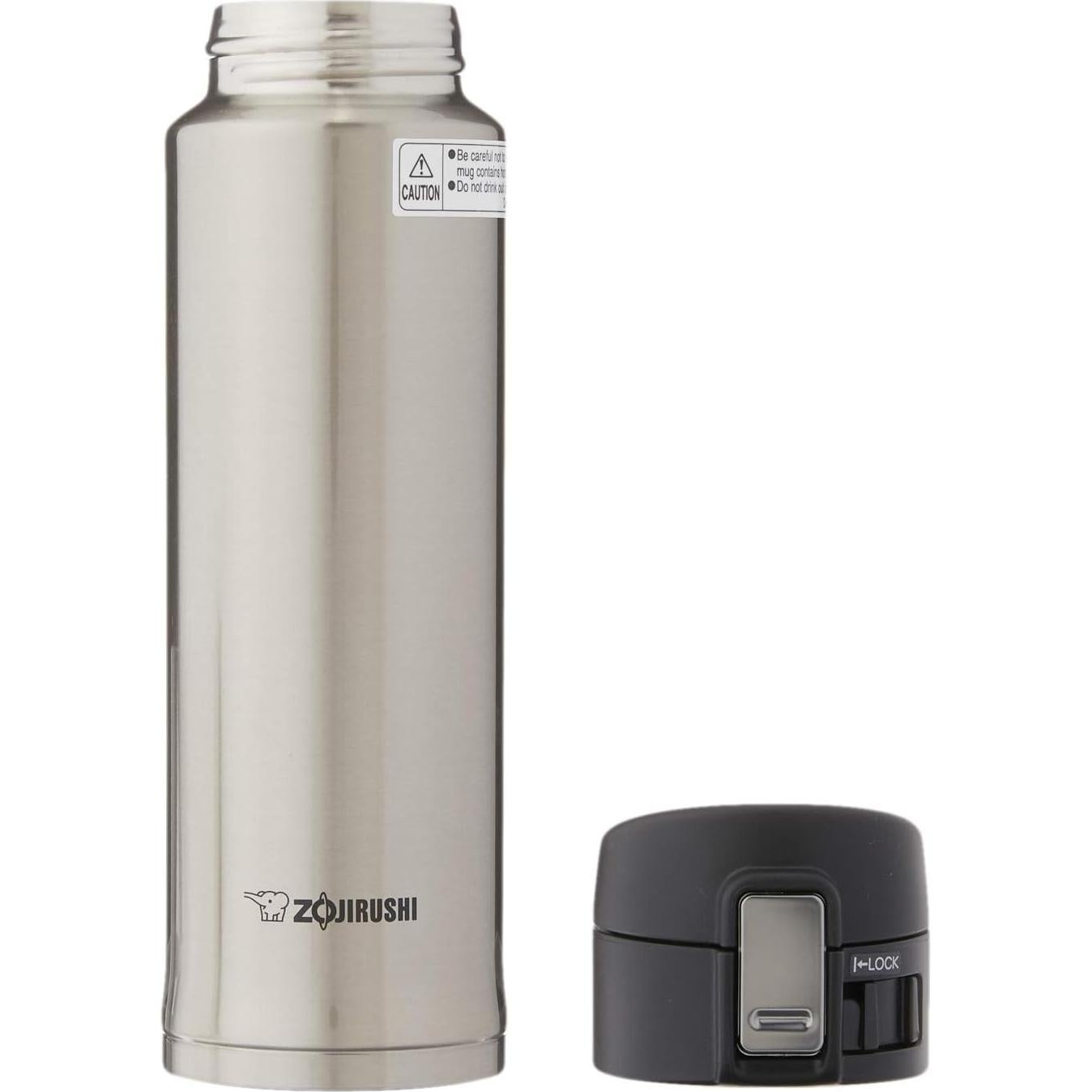 Paquete de 2 Tazas Acero Inoxidable Zojirushi 0.47L Azul Plata