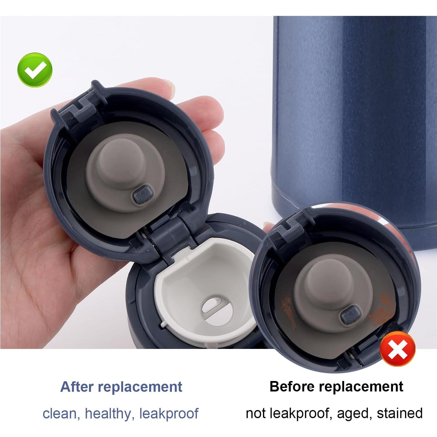 6 Juntas de Tapa Superior Silicona BOXOB para Zojirushi 16oz 12oz