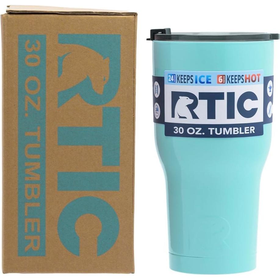 Vaso RTIC 30 oz Acero Inoxidable Teal Doble Pared