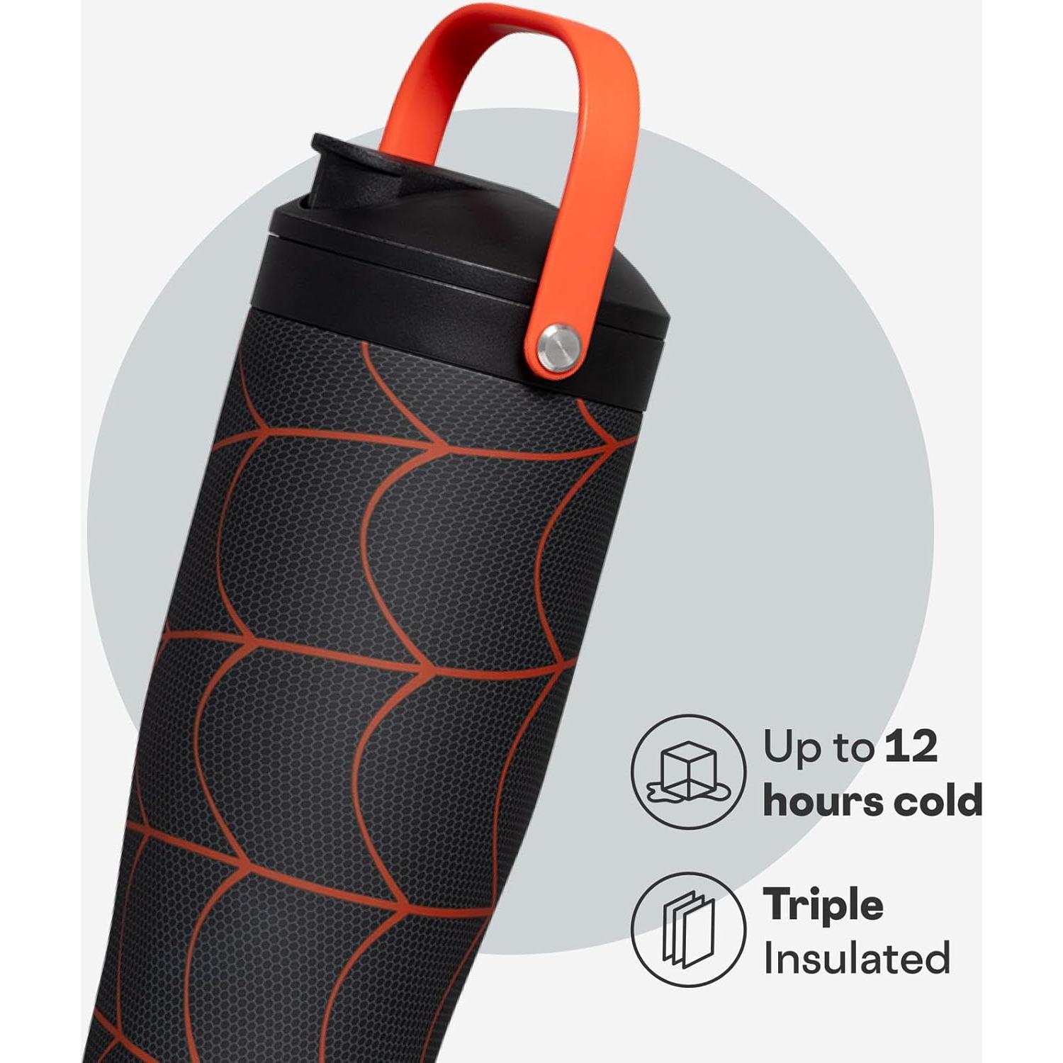 Corkcicle Protein Shaker 30oz - Agitador y Colador - Miles Morales