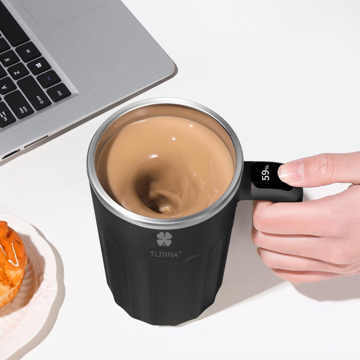 Taza de Mezcla Automática TLINNA 0.47L Negra