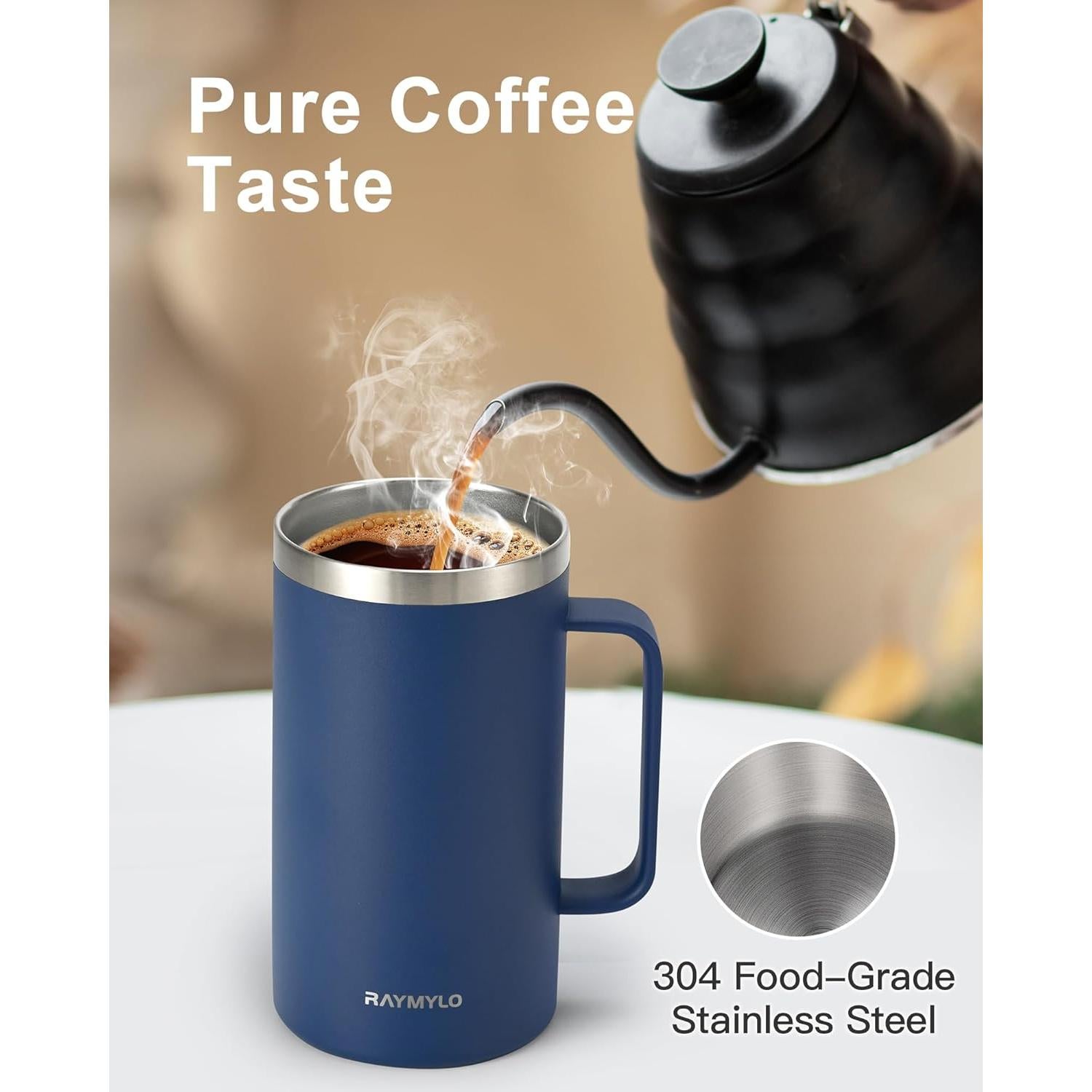 Paquete Botella Agua Aislada 3.8L + Taza Café 710ml RAYMYLO