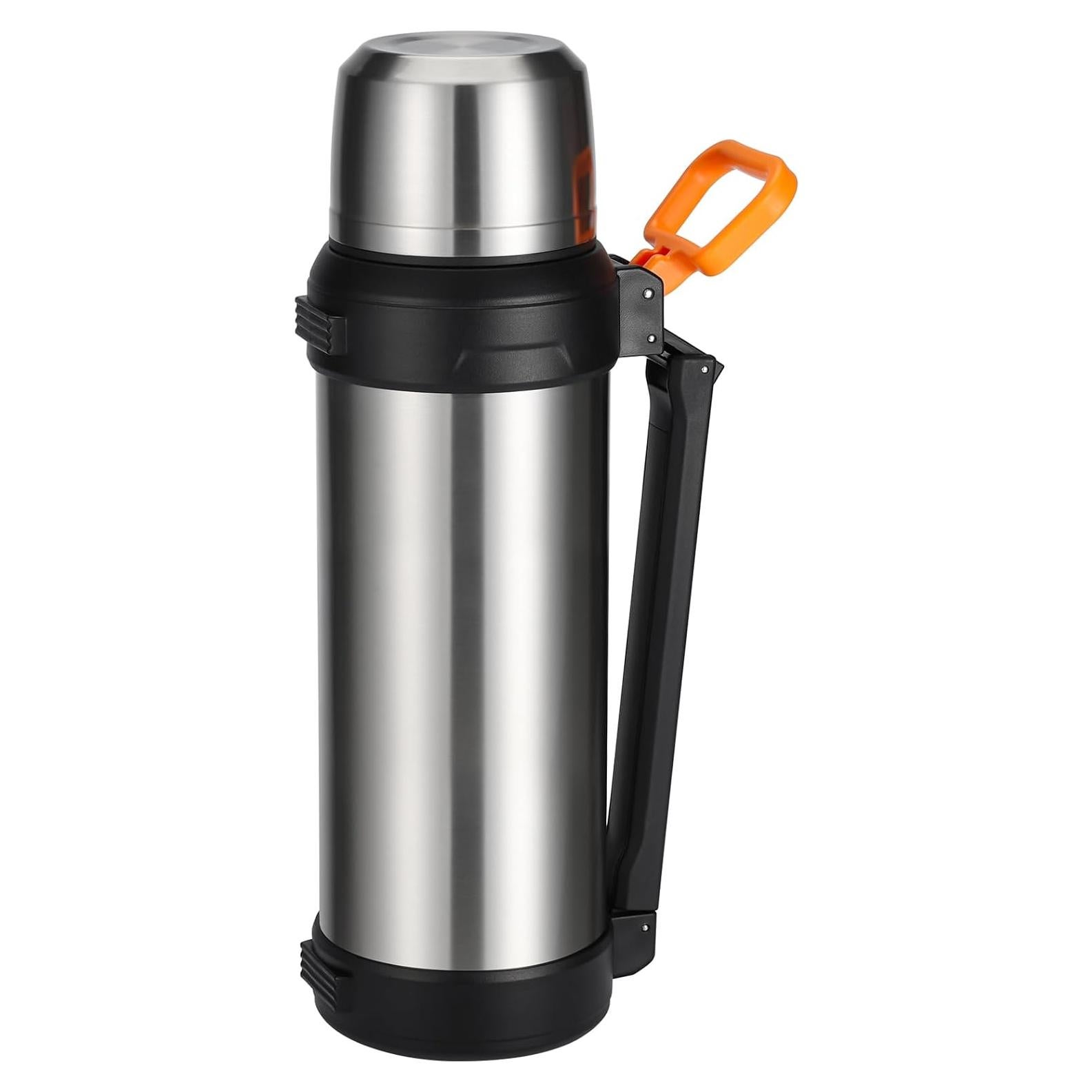 Termo Grande MUCR 2500ml Acero Inoxidable Aislado Plata
