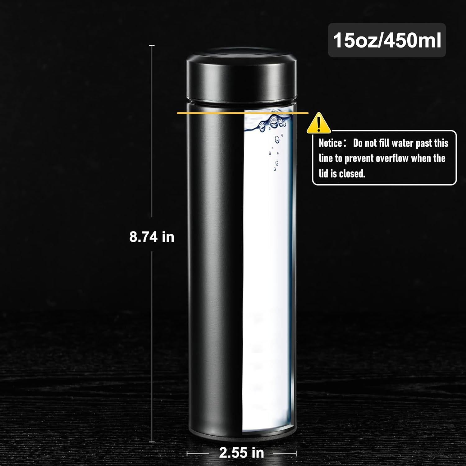 Botella de Agua Aislada PARACITY 500 ml Acero Inoxidable