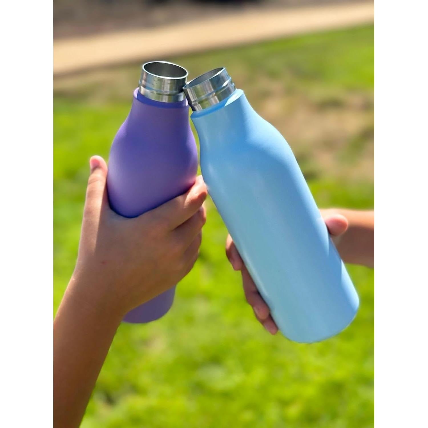 Botella de Agua Acero Inoxidable LaserGram 500ml Rey Ajedrez