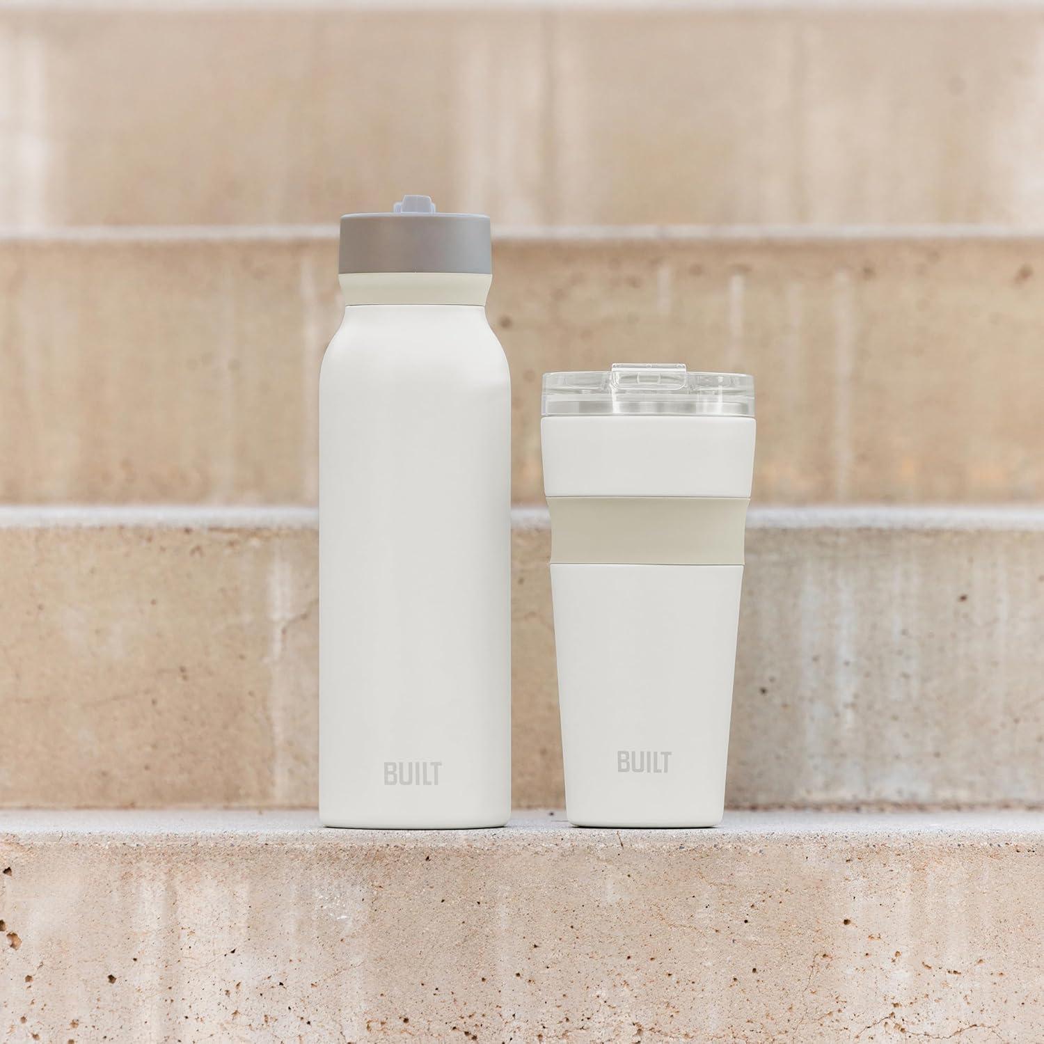 Taza Aislada de Acero Inoxidable BUILT 24oz Malvavisco