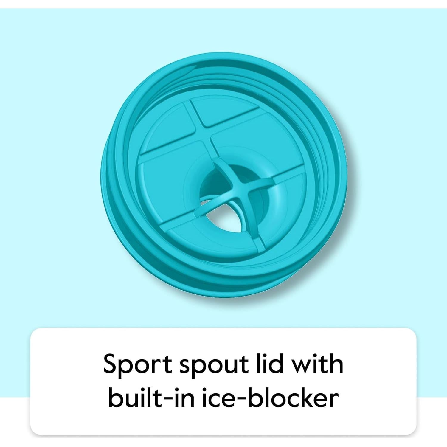 Botella de Agua Deportiva Takeya 650 ml Acero Inoxidable Negra