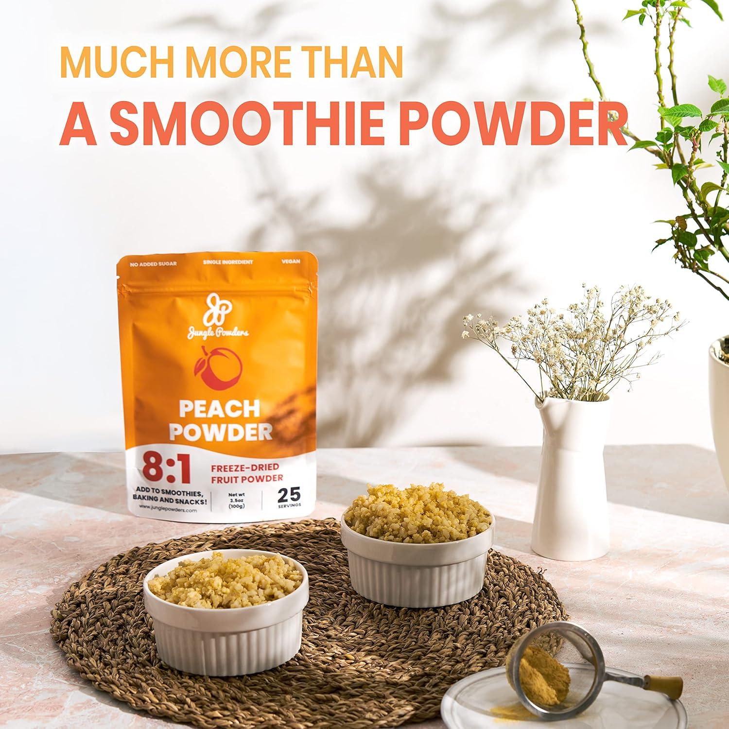 Polvo Liofilizado de Durazno y Arándano Silvestre Jungle Powders 99g