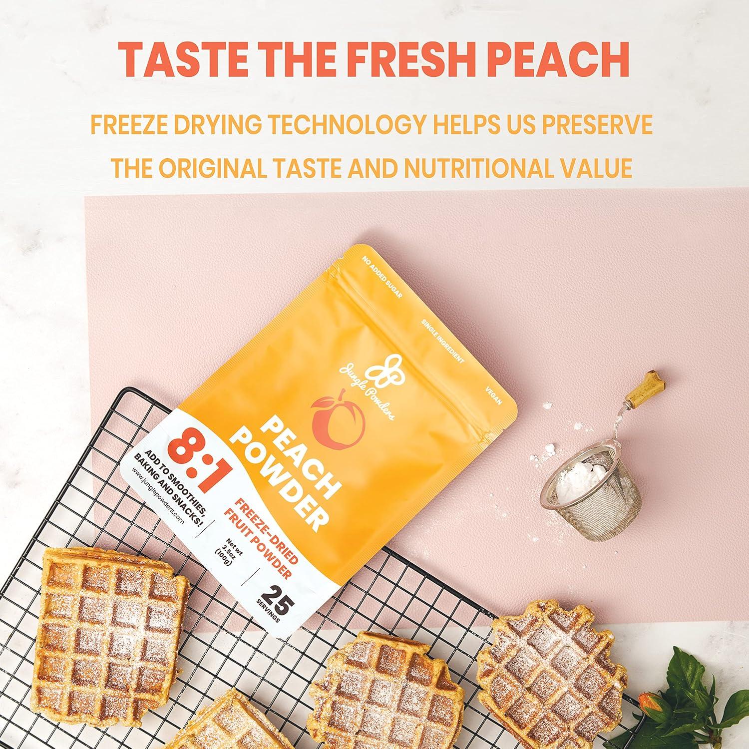 Polvo Liofilizado de Durazno y Arándano Silvestre Jungle Powders 99g