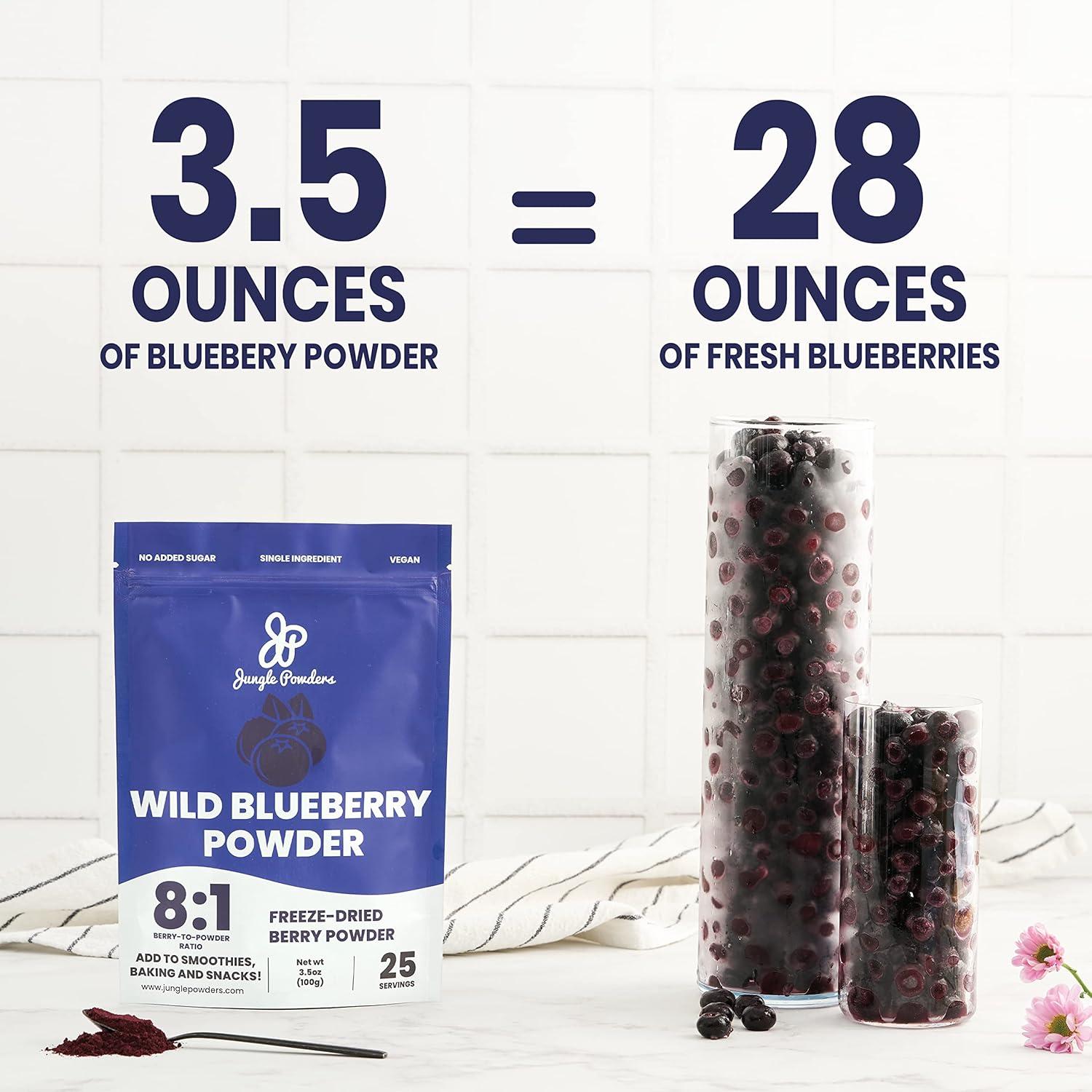 Polvo Liofilizado de Durazno y Arándano Silvestre Jungle Powders 99g