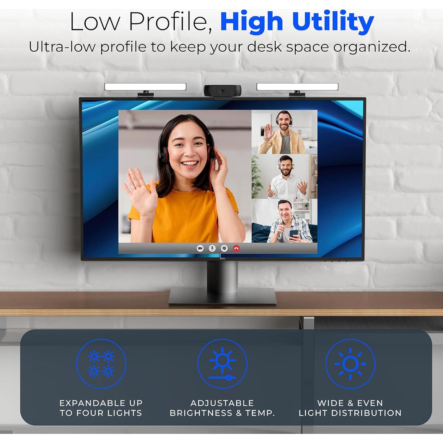 Iluminación para Videoconferencias HumanCentric - Kit Doble