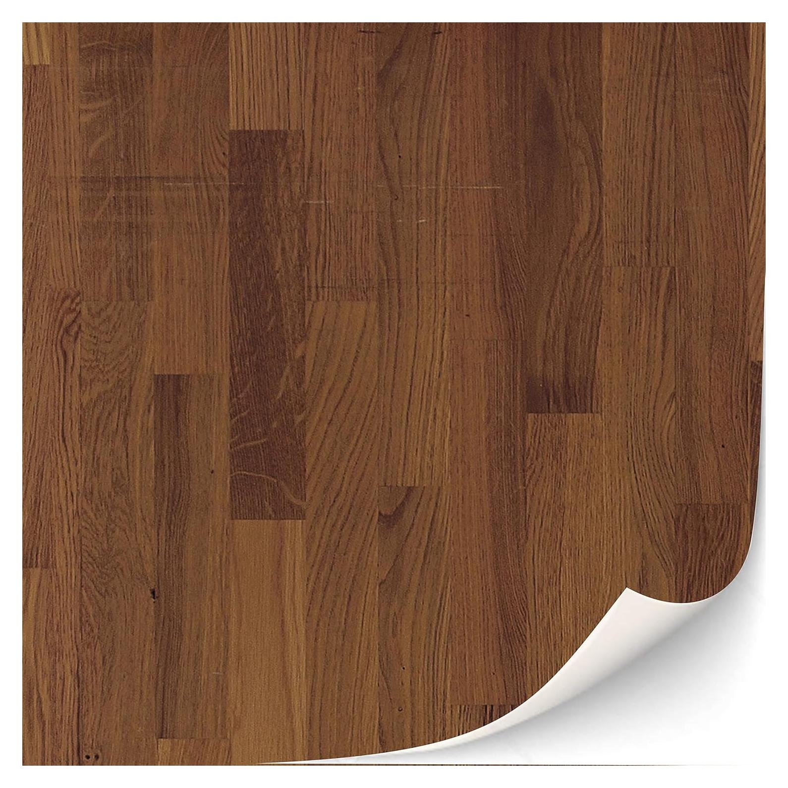 3 Hojas Suelo Autoadhesivo Casa Muñecas TexturKontor Nuez