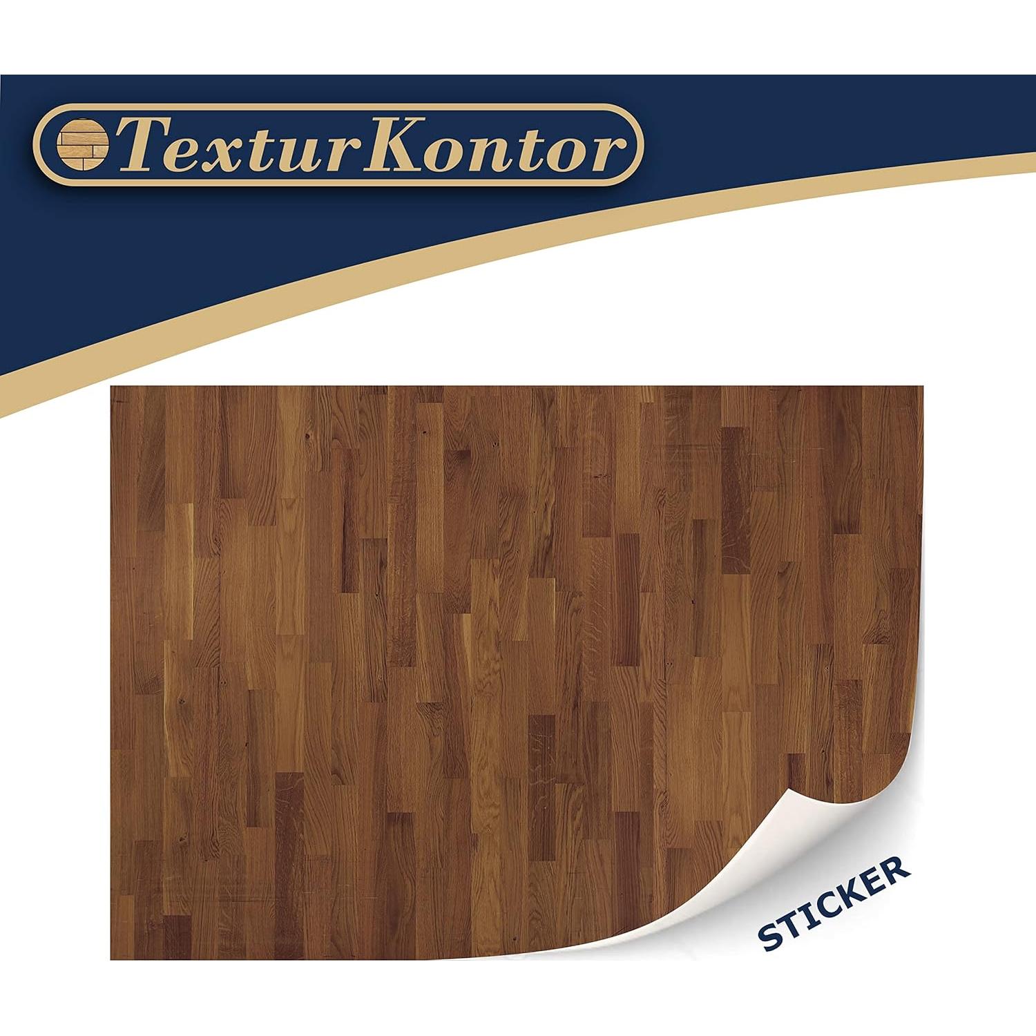 3 Hojas Suelo Autoadhesivo Casa Muñecas TexturKontor Nuez