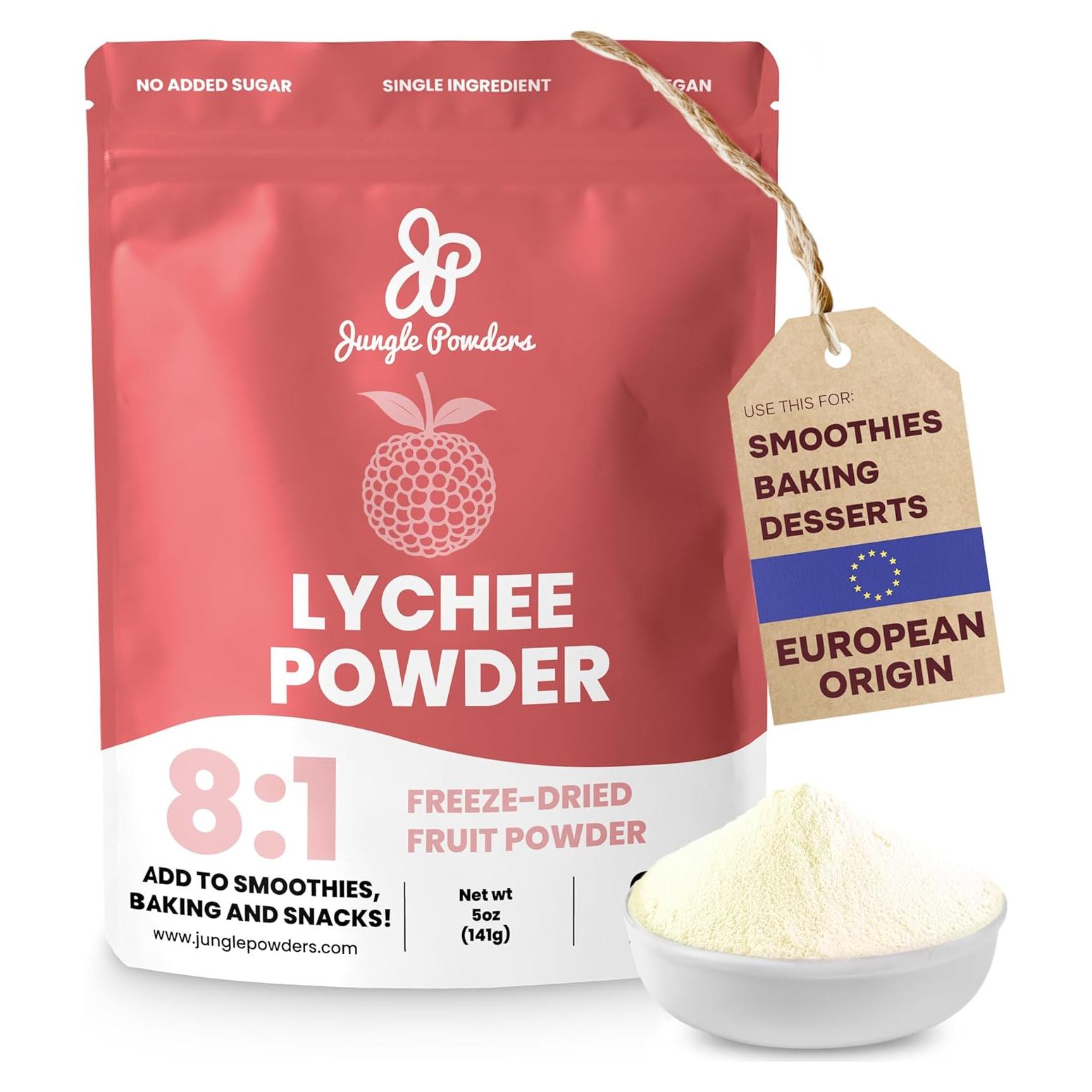 Polvo de Lichi Liofilizado Jungle Powders 141.75g - Sin Aditivos