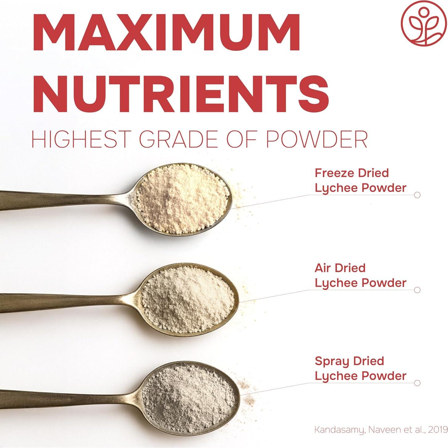 Polvo de Lichi Liofilizado Jungle Powders 141.75g - Sin Aditivos