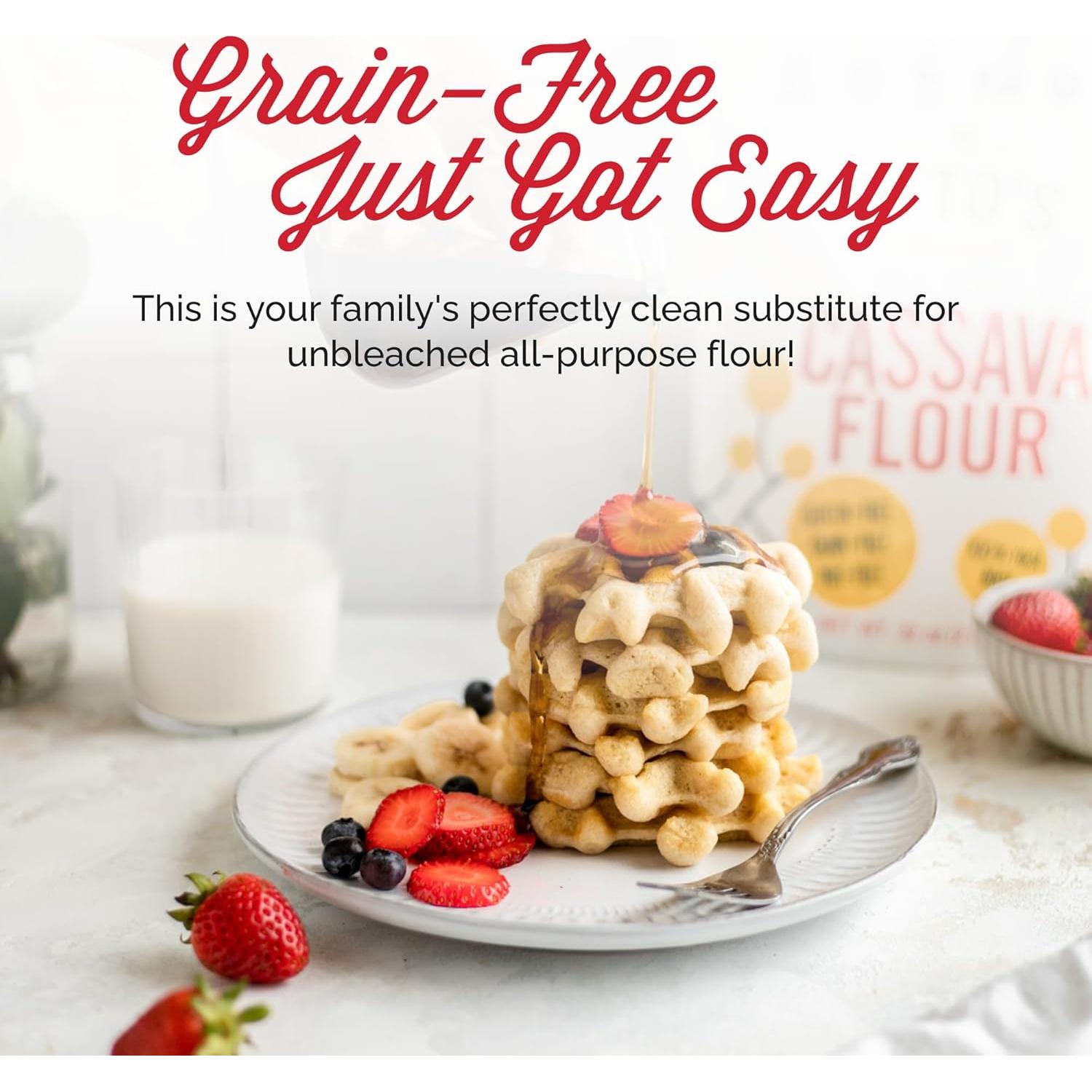 Harina de Yuca Orgánica Otto 4.54 kg Sin Gluten y Granos